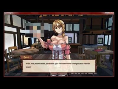 Blonde and redhead anime women meet in a fantasy game world for a secret pact - yesvids.com