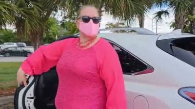 Blonde PAWG in pink dress dominates BBC lover in kitchen and car - yesvids.com