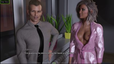 Animated couple Anne and Mike in a fantasy of intimacy and unexpected glances - yesvids.com