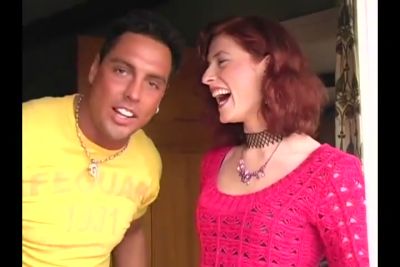 Red-haired gothic beauty shares intimate moments in vintage style - yesvids.com