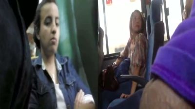 Hidden camera captures public bulges and accidental flashes in stores and on a bus - yesvids.com