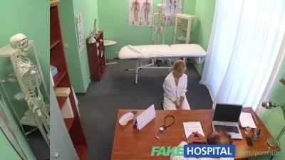 Medical roleplay turns steamy as a blonde nurse gets double-teamed by two doctors - yesvids.com - Czech Republic