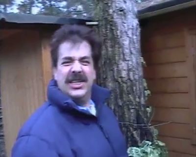 Blonde German woman with natural tits enjoys intimate moments in a wooden cabin - yesvids.com - Germany
