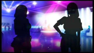 Cindy the futanari confronts her pink-haired friend in a nightclub bathroom - yesvids.com