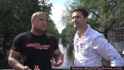 Petite blonde woman shares intimate moments with her partner in a European city - yesvids.com - Netherlands