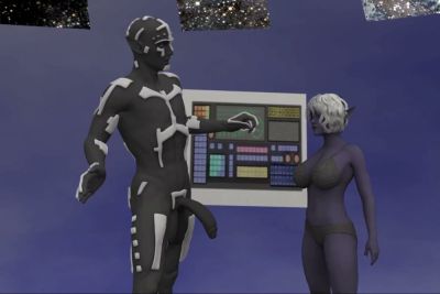 Digital fantasy erotica with alien figures in vivid 3D renderings - yesvids.com