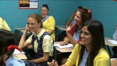 Brandi's classroom initiation turns into a gangbang with students and teacher - yesvids.com