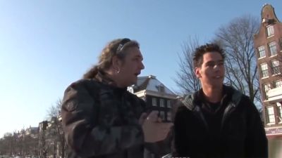 Young blonde escort in Amsterdam sprayed with cum by her client - yesvids.com