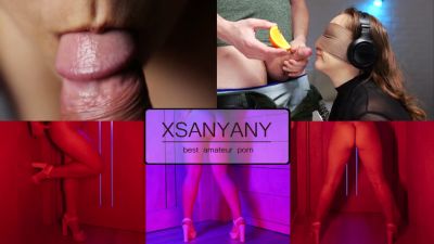 American woman in red latex delivers intense ASMR blowjob with double creampie - yesvids.com - Usa