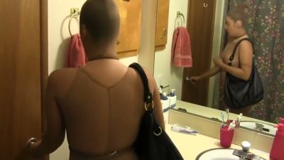 Domme suffocates her blonde submissive with her hands before riding her with a strapon - yesvids.com