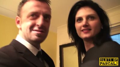 British sub with bound hands and legs swallows load after intense session - yesvids.com - Britain