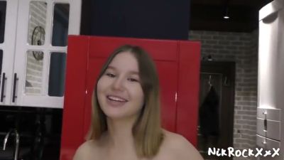 Young amateur with big natural tits takes him deep in the kitchen and bedroom - yesvids.com
