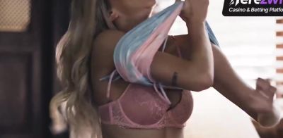 Busty light-haired milf shares her slit with stepson - ah-me.com