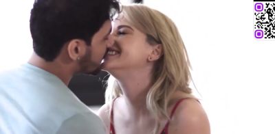 Blonde gal gives super-hot oral pleasure and gets smashed doggystyle - ah-me.com