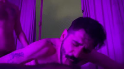 Hairy bearded men indulge in bareback anal sex with tattooed intensity - yesvids.com
