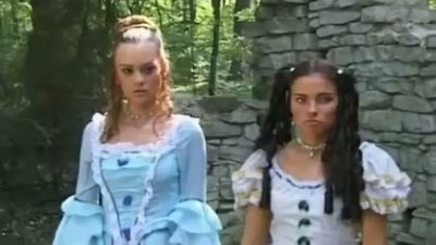 Two women and two men lose themselves in a passionate medieval forest encounter - yesvids.com