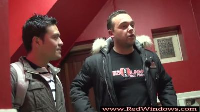Dutch brunette with full breasts rides her partner in a red-lit room - yesvids.com - Netherlands