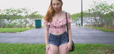 Arietta Adams - BangBros - Redhead Paid to Fuck in the Bus - inxxx.com