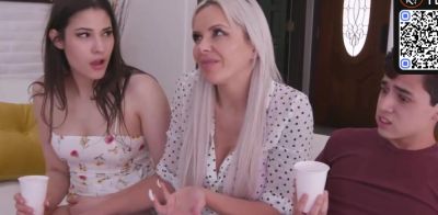 Busty stepmom with big orbs likes her son's boy - ah-me.com