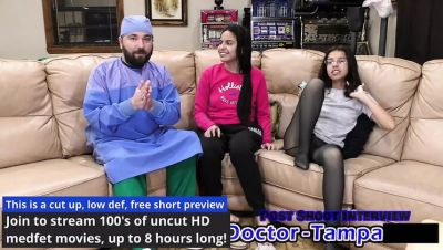 Dr Tampa Gives Alix Avery a Spreading Exam with Wand Vibrator - xxxfiles.com - Britain - Usa