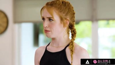 Madi Collins - Octavia Red - Hot Redhead Lesbians Octavia Red And Madi Collins 69 After Massage - xxxfiles.com - Britain