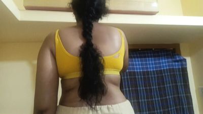 Indian Housewife Pushpa Valli Walks Alone at Home Showing Her Big Cute Ass - xxxfiles.com - India