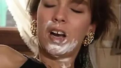 Natural Hairy Teen with Big Tits Gets a Messy Facial Blowjob in the Kitchen - veryfreeporn.com - France