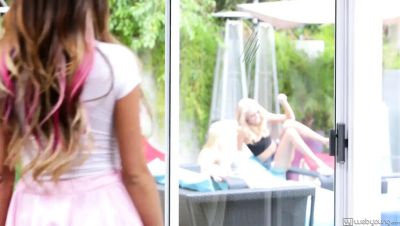 Janice Griffith - Carmen Caliente - August Ames - Huge Tits Threesome With Young Step-Sisters Web - veryfreeporn.com - Britain