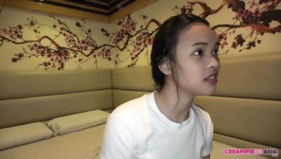 18yo cute Asian gets bareback creampie in HD casting - veryfreeporn.com
