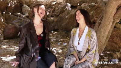 Blind Date Lesbians Calita & Sofi Finger Each Other Wet & Hairy - veryfreeporn.com - Germany - Britain