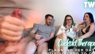 Cuckold Therapy Part 2 - She Plans Her Date While You Beg to Cum - veryfreeporn.com - Britain