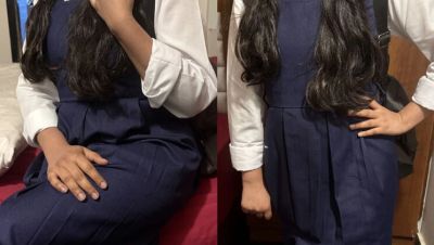 Desi School Girlfriend Sneaks Out to Oyo for Fucking - veryfreeporn.com - India
