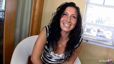 Karlo Karrera - Sweet Teen With Curly Black Hair Gets Picked Up at Beach First Time No Condom Casting Fuck - veryfreeporn.com - Germany - Britain