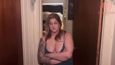 Hot Stepmom Catches Me Sneaking In Late - Naughty Blowjob & Huge Tit Cumshot - porntry.com - Britain - Usa