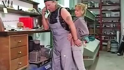 Hot Blonde Teen Gets Anal & Cumshot in Workshop Role Play - veryfreeporn.com - Germany