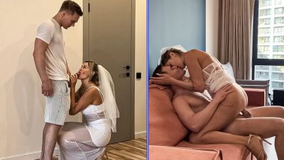 Rough Bride Cheating: Massive Cock Deep Throat & Cum In Mouth - veryfreeporn.com - Russia