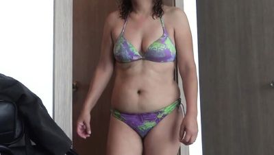Hot 58-year-old Latina stepmom shows off her big ass on the beach before banging her boss - veryfreeporn.com - Usa