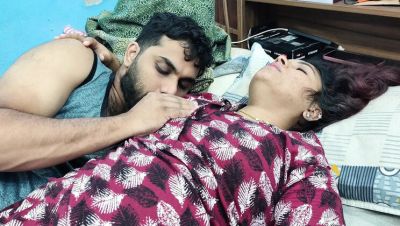 Romantic Boob Press and Pussy Rub with Desi Mature Couple - porntry.com - India