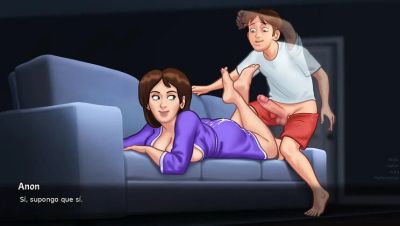 With Boys - Hot Gold Scene: Summertime Saga with Horny MILF Debbie in 3D Hentai - veryfreeporn.com - Spain - Venezuela