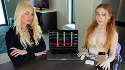 Blonde Stepmom Fails Lie Detector Test During Fingering - veryfreeporn.com - Britain