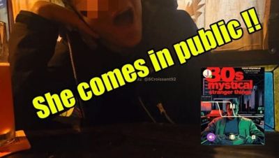 French Wife Has Risky Orgasm at Bar While Waiter Watches - Remote Vibrator Tease - veryfreeporn.com - France - Czech Republic