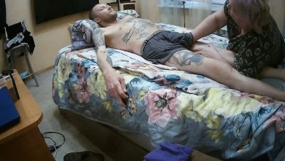 Stepmom Sucks Stepson's Dick and Watches Him Cum - Big Tits Blowjob - veryfreeporn.com
