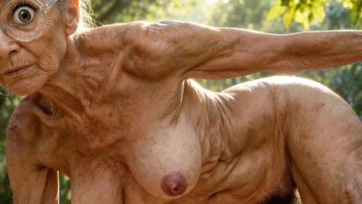 Hairy MILF Yoga Teacher Shows Pussy in Nude Outdoor Class - veryfreeporn.com - Britain