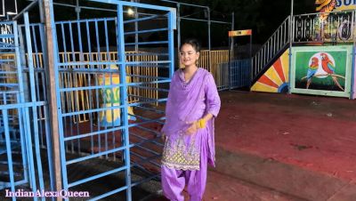Indian Alexa Queen enjoys rough anal with a tight young desi slut after romantic talk outdoors - veryfreeporn.com - India