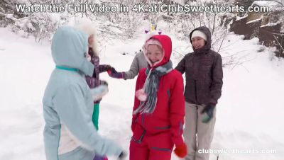 Katy Rose - Alice Klay - Frosty Sweethearts Part 3 - Horny Teens Lick Tight Pussy at ClubSweethearts - porntry.com
