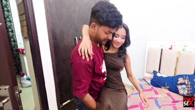Hardcore Fuck - Happy Ending - Desi Girlfriend Meets Boyfriend for Hardcore Fucking and Kissing Sex - porntry.com - India