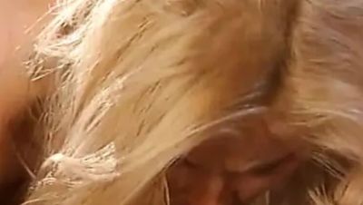Conny Dachs - Hot blonde Conny Dachs with nice tits takes a hard cock in her ass - porntry.com - Italy
