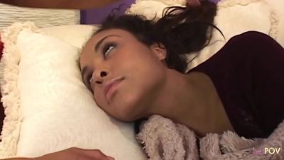 Sweet Brown Girl Needs Lesbian Love – Jaslin Diaz POV - porntry.com - Britain
