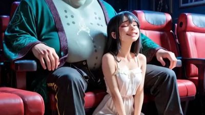 She Wanted to Watch a Movie But Ended Up on His Lap Getting Her Ass Pounded Full of Cum (AI Generated) - porntry.com