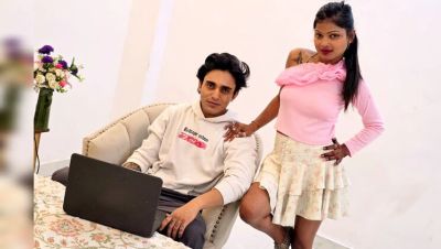 Desi Boyfriend Fucks Girlfriend Pratibha Hardcore - Big Boobs Licking Kissing Indian Sex - porntry.com - India